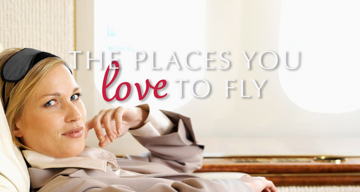 The Places you LOVE to Fly