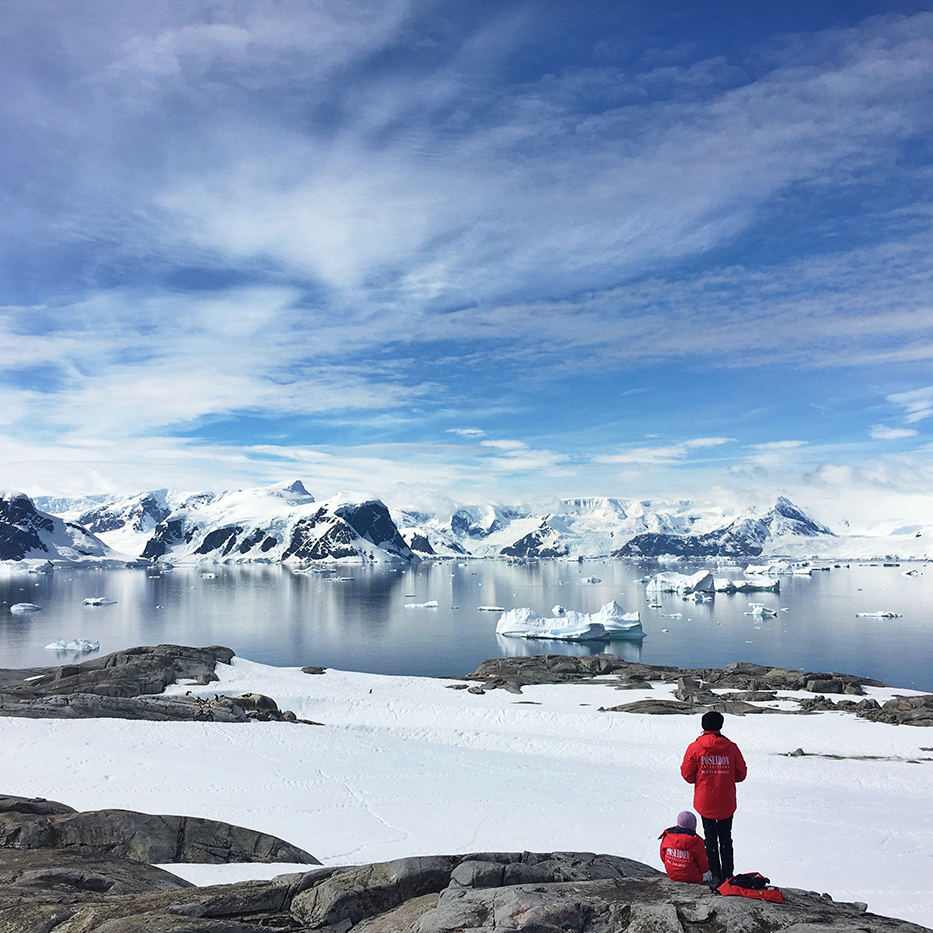 View of Antarctic landscape